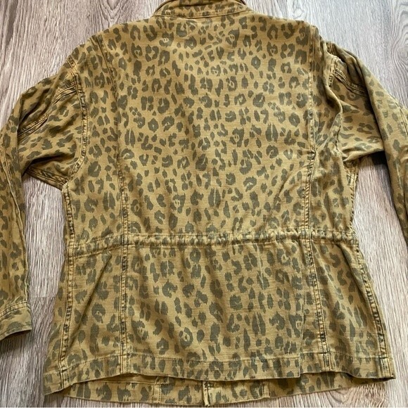 Frame cheetah print cargo jacket size small - Picture 4 of 14